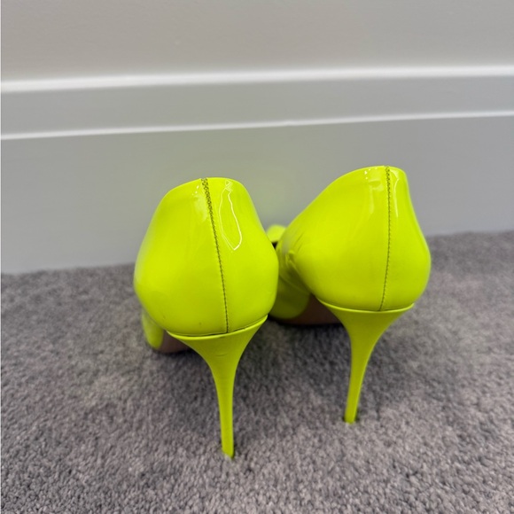 Casadei Neon Yellow Heels - Picture 3 of 3